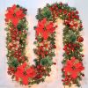 Christmas Garland,Christmas Garland with Lights,Xmas Decor