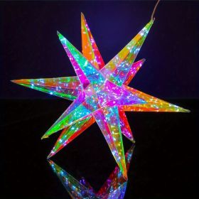 1pc Explosion Star Festival Lights Outdoor Decorative Lights Festival Party Decorative Lights Courtyard Festival Decorative Lights Colorful Light (size: small)